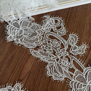 Rose Fish Silk Hollow Eyelash Lace - DIY Dress, Clothing & Headgear Accessory (R87)