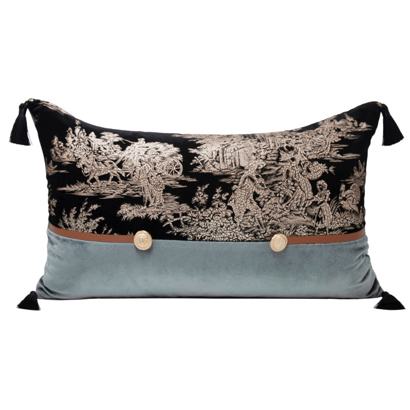 Black & Gold Bedding & Cushion Set - High Luxury for Refined Interiors