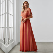 Cross-border amazon hot-selling bridesmaid dresses, elegant evening gowns, perfect for year-end parties and performances, plus size friendly