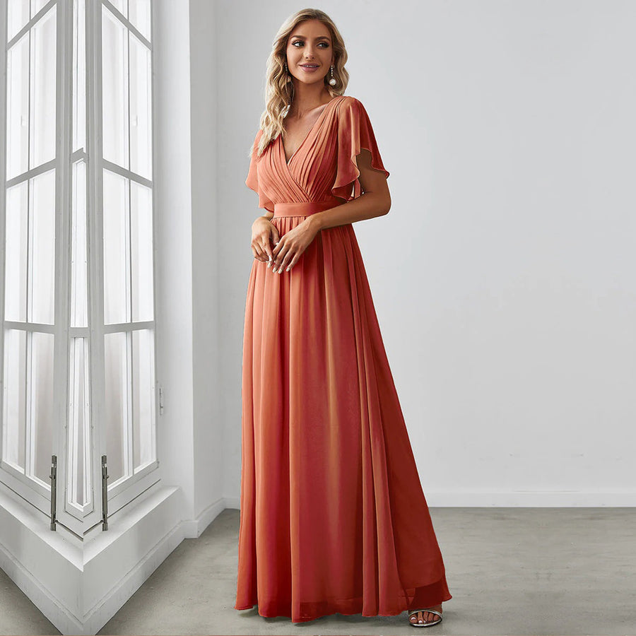 Cross-border amazon hot-selling bridesmaid dresses, elegant evening gowns, perfect for year-end parties and performances, plus size friendly