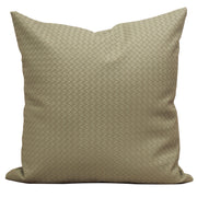 PU Textured Cushion Cover – Modern Woven Embossed Decorative Pillow