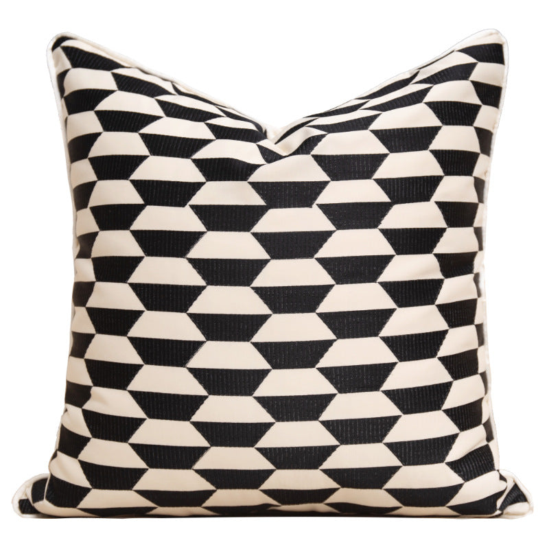 Red & White Cushion & Bedding Set - Modern Luxury for Refined Interiors