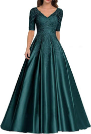 European and american style plus size evening gown - women's satin floor-length dress - perfect for weddings, bridesmaids, annual galas, and performances - flattering and figure-forgiving