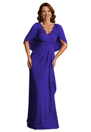 Fashion amazon cross-border banquet ladieswear wedding banquet women's clothing long evening dress annual meeting party host dress fat
