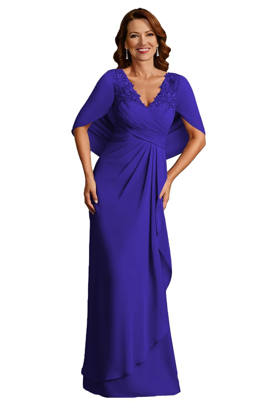 Fashion amazon cross-border banquet ladieswear wedding banquet women's clothing long evening dress annual meeting party host dress fat