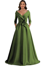 European and american style plus size evening gown - floor length dress for weddings, mother of the bride, annual meetings, and performances - flattering and figure-forgiving for curvy women