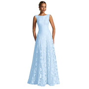 Cross-border hot-selling fashion style plus size dress dress socialite style plus size evening dress bridesmaid engagement host dress