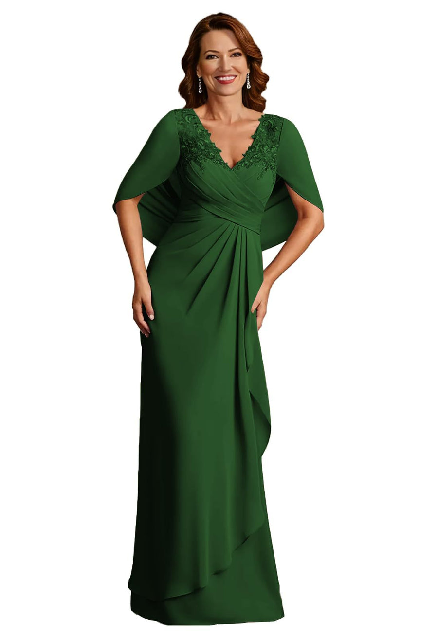 Fashion amazon cross-border banquet ladieswear wedding banquet women's clothing long evening dress annual meeting party host dress fat