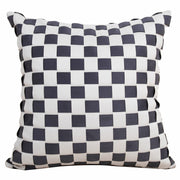 Panelled Green Cushion Cover - Modern Texture with Crafted Detail