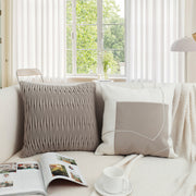 Modern Embroidered Cushion Cover - Minimalist Decor