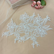 Fresh Leaves Hollow Fish Silk Lace - DIY Handmade Bridal Veil & Wedding Dress Accessory (R4)