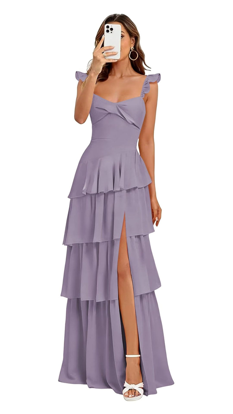 French bridesmaid dresses for women - summer beach vacation long dress, ethereal & slimming, sister dress, party gown, evening wear