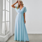 Cross-border amazon hot-selling bridesmaid dresses, elegant evening gowns, perfect for year-end parties and performances, plus size friendly