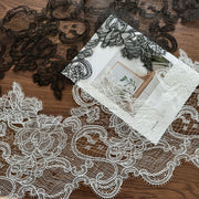 New exquisite hollow fish silk thread lace, handmade DIY accessories wedding veil decorative accessories lace R77
