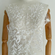 Embroidered Fabric – DIY Bags, Stage Costumes, Wedding Dresses & Backdrop Decorations (ZH468)