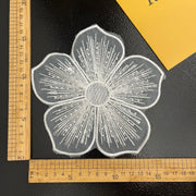 Beaded Organza Rice Bead Flower Embroidery Mesh Lace – DIY Wedding Dress Appliqué (R145)