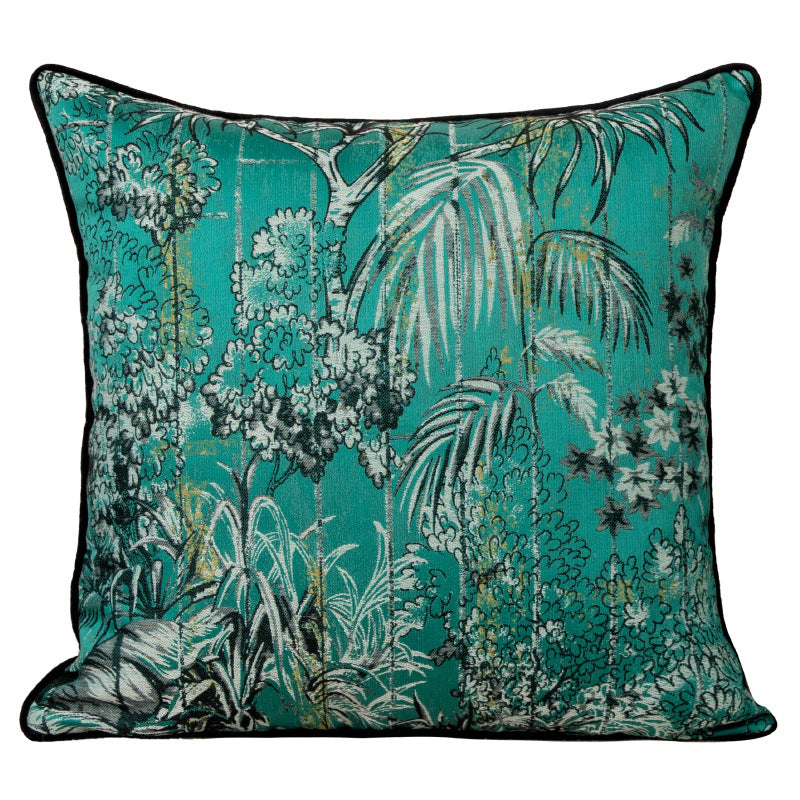 Chinese Inspired Cushion Cover - Elegant Accent for Living Rooms & Sofas