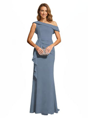 Cross-border amazon bestseller: long one-shoulder mermaid evening gown - perfect for bridesmaids, weddings, and socialite gatherings