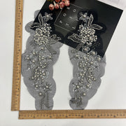 Heavy industry DIY sequined beads embroidery lace three-dimensional flower wedding dress dress head jewelry luggage decoration patch flower