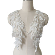 Handmade Beads 3D Lace Flower - DIY Fashion Show Clothing Accessories & Dress Embellishment (ZH309)