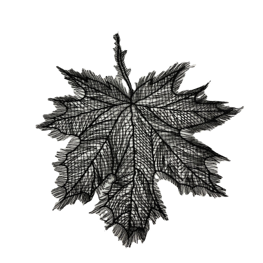 Maple Leaf Lace Hollow Cloth Patch - Wedding Headdress & Handmade DIY Clothing Accessory