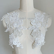 ZH413 European new mesh embroidery lace accessories, foreign trade wedding veil DIY accessories lace accessories