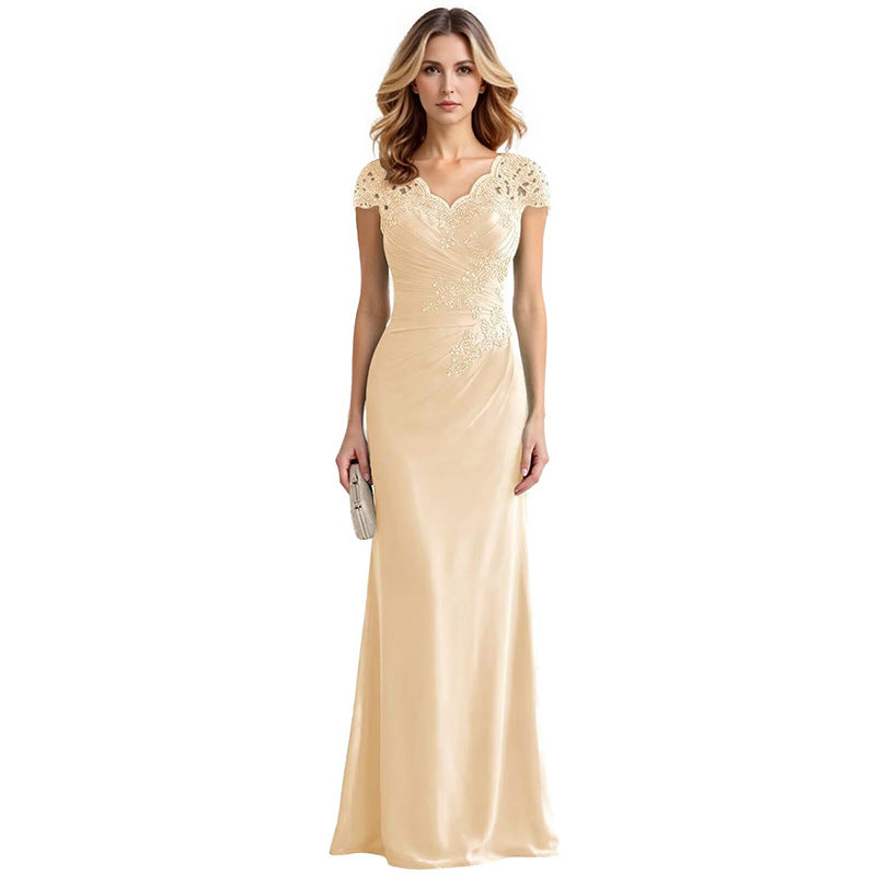 Fashionexport amazon aliexpress cross-border banquet party evening dress lacelongsequin mermaid dress