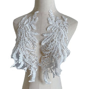 Embroidered Bead Sequins Flower Corsage - Collar & Clothing Decorative Accessory (ZH441)