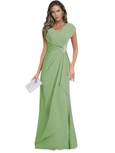 Cross-border plus sizenew arrival evening dress elegancev neck chiffon silm large swing long banquet dress long skirt female bridesmaid