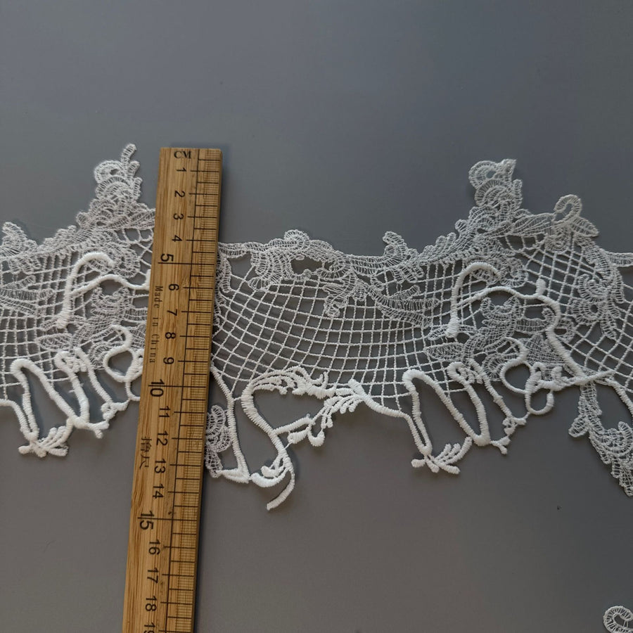 Water Soluble Barcode Hollow Lace - DIY Wedding Dress Splicing & Fabric Head Decoration (R155)