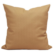 PU Textured Cushion Cover – Modern Woven Embossed Decorative Pillow