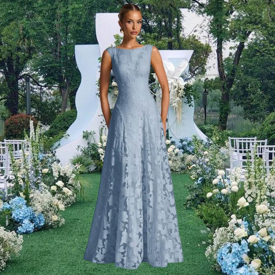 Cross-border hot-selling fashion style plus size dress dress socialite style plus size evening dress bridesmaid engagement host dress