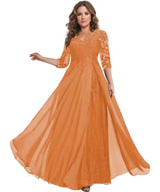 European station cross-border amazon dress chiffon patchwork lace cut out long dress bridesmaid evening dress women's evening dress