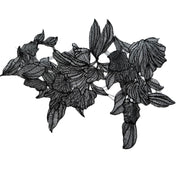 Black fish silk thread lace wedding dress children's clothing performance clothes DIY accessories R100 black