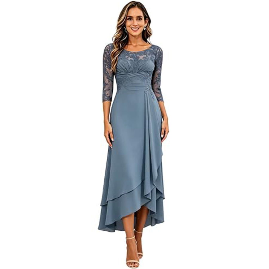 Amazon dress chiffon small dress wedding bridesmaid dress ladieswear dress party annual meeting performance dress for women