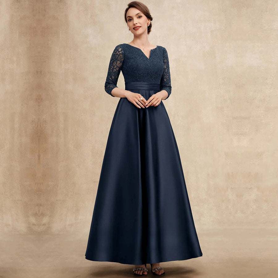 Navy blue performance dress - choir, evening gown, banquet, wedding, mother of the bride, annual meeting, hostess dress, performance costume