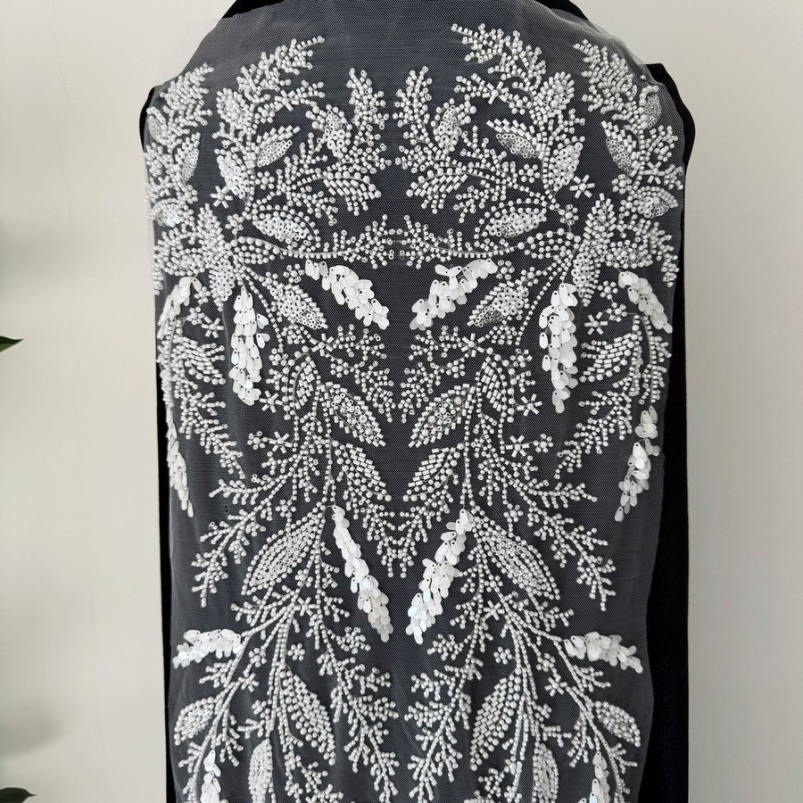 Zh480 fabric beading embroider organza lace computer beading clothing cheongsam curtain decorative accessories