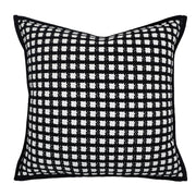 Abstract Face Lumbar Cushion Cover – Red Decorative Pillow for Sofa & Bed