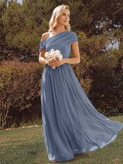 Amazon's new women's dress banquet long evening dress fashion cross-border bridesmaid dress elegance party party