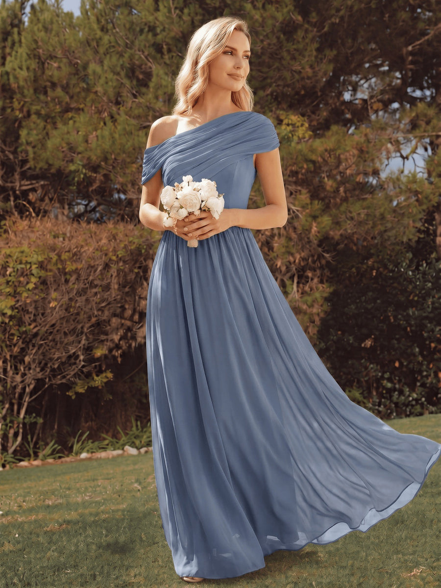 Amazon's new women's dress banquet long evening dress fashion cross-border bridesmaid dress elegance party party