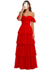 Fairy new arrival mori style bridesmaid dress women's long fairy elegant chiffon cake skirt one shoulder backless strap evening dress