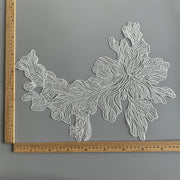 White Fish Thread Lace Collar Accessory - DIY Handmade Wedding Dress Clothing Trim (R163)
