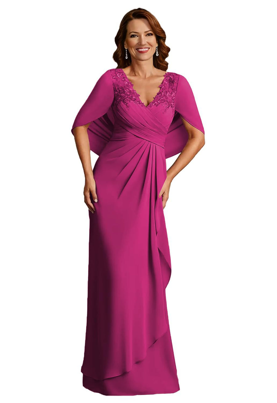 Fashion amazon cross-border banquet ladieswear wedding banquet women's clothing long evening dress annual meeting party host dress fat