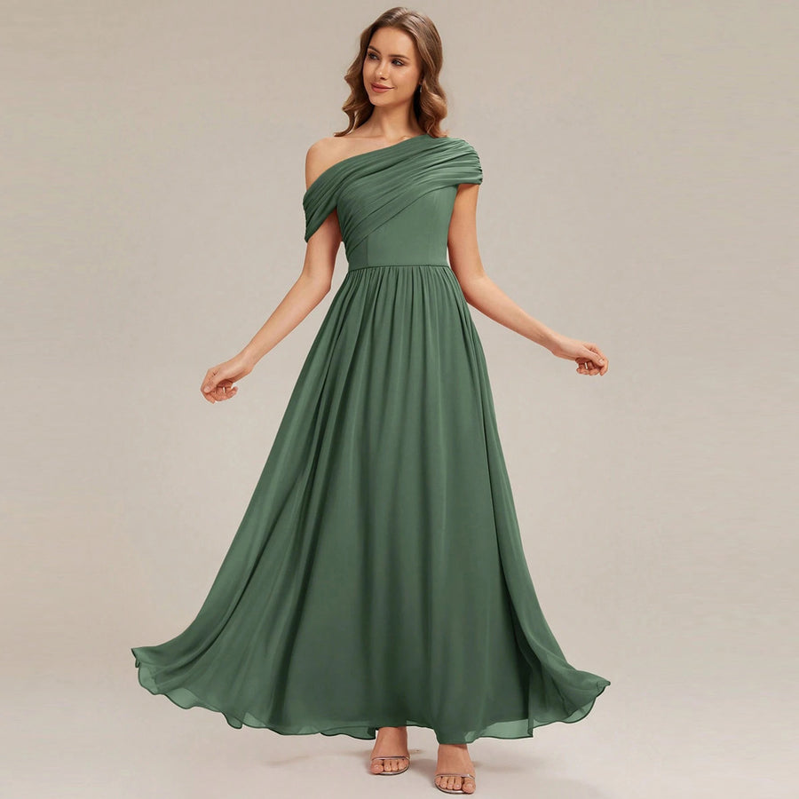 Amazon's new women's dress banquet long evening dress fashion cross-border bridesmaid dress elegance party party