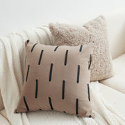 Modern Embroidered Cushion Cover - Minimalist Decor