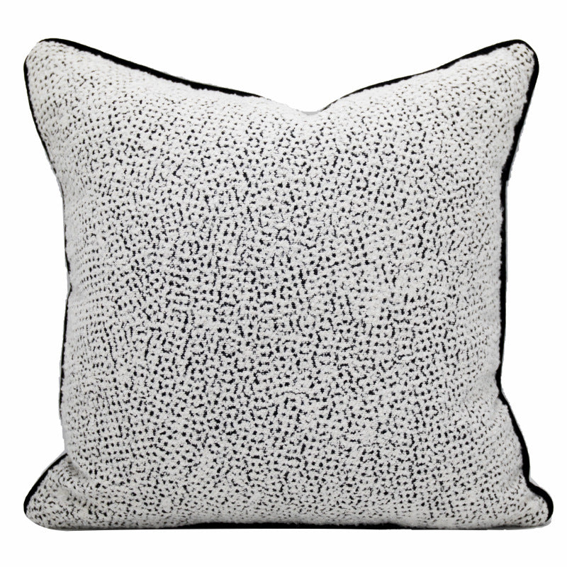 Minimalist Black & White Cushion Cover - Timeless Contrast for Refined Interiors