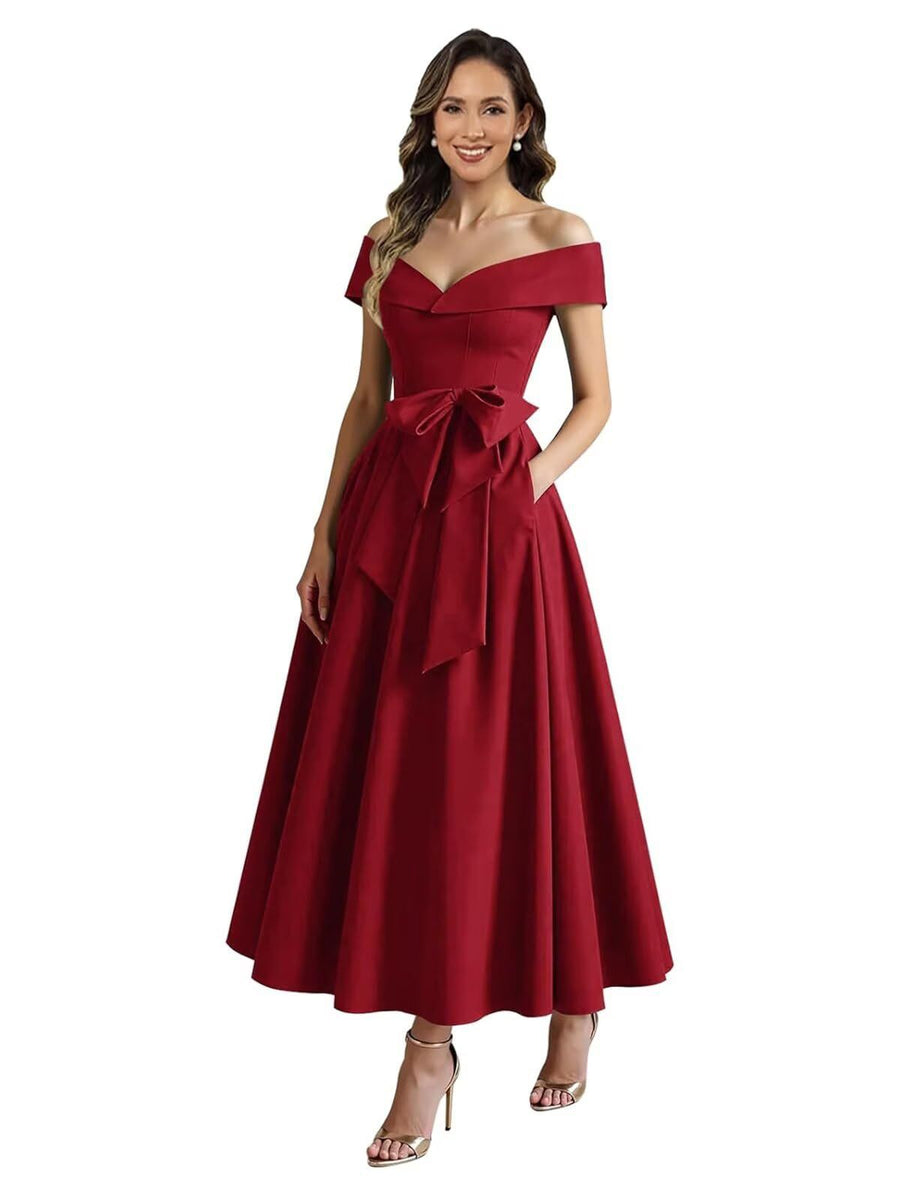 Plus size evening gown for women - satin wedding bridesmaid dress, perfect for annual meetings, performances, and special occasions. flattering and figure-enhancing, designed for curvy women. a stylish choice for mothers