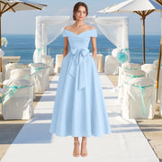 Plus size evening gown for women - satin wedding bridesmaid dress, perfect for annual meetings, performances, and special occasions. flattering and figure-enhancing, designed for curvy women. a stylish choice for mothers