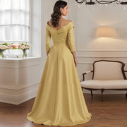 European and american style plus size evening gown - floor length dress for weddings, mother of the bride, annual meetings, and performances - flattering and figure-forgiving for curvy women