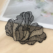 Lace Sequined Floral Fish Thread Veil - Heavy Industry Wedding Dress & Headgear Accessory